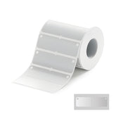3 Rolls – Thermal Transfer Label Matte Silver Jewelry with Hole 50*15mm For M2/M3