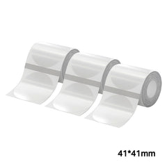 3 Rolls-Niimbot B21/B3S/B1/B31 41*41mm Round Transparent Labels