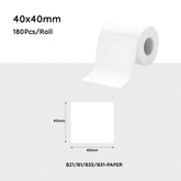 3 Rolls-Niimbot B21/B3S/B1/B31 Thermal Label Paper