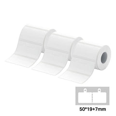3 Rolls-Niimbot B21/B1/B3S/B31 50*19+7mm White Jewel Labels