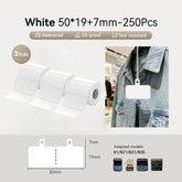 3 Rolls-Niimbot B21/B1/B3S/B31 50*19+7mm White Jewel Labels