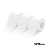 3 Rolls-Niimbot B21/B1/B3S/B31 30*20mm White Freezer Labels