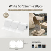 3 Rolls-Niimbot B21/B1/B3S/B31 50*32mm White Earrings Labels