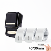 B21 Labeling Kit (Printer + 3 Rolls 40×30mm Transparent Labels) — Restaurant & Kitchen Use