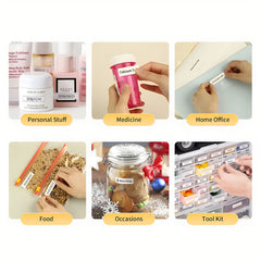 NiiMbot Thermal Label PET Paper 12*25mm 220Pcs For N1 White