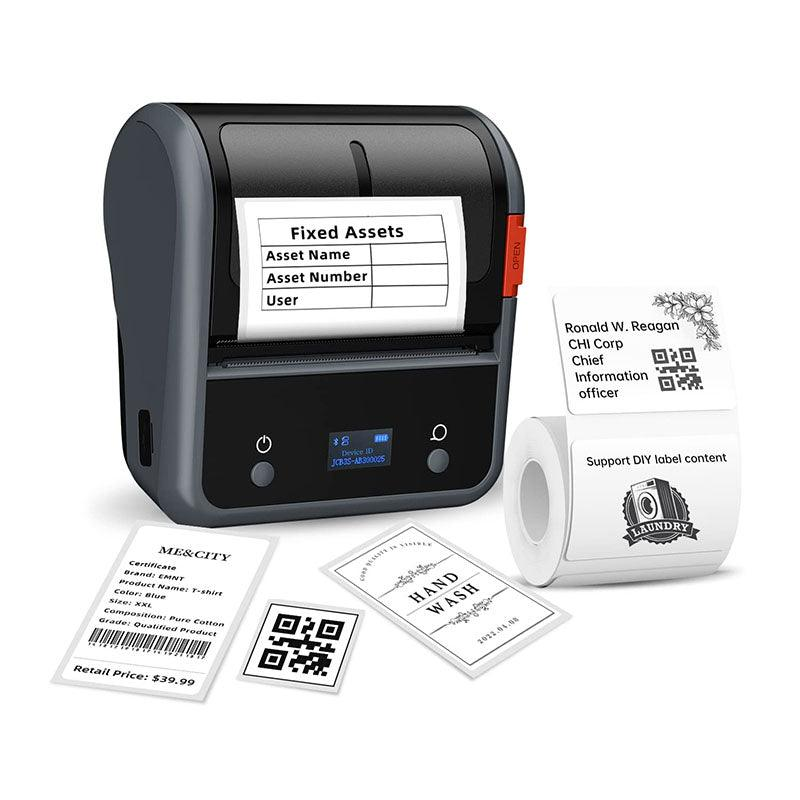 NIIMBOT B3S_P Thermal Label Maker Bluetooth & PC Connected, for Clothing, Receipt Printing, Barcode, Shipping