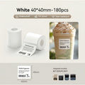 Niimbot B21/B31/B3S/B1/B4/B21 Pro/B2 Pro/B1 Pro Label Tape Set 40*40mm White Thermal Label (2 Rolls)