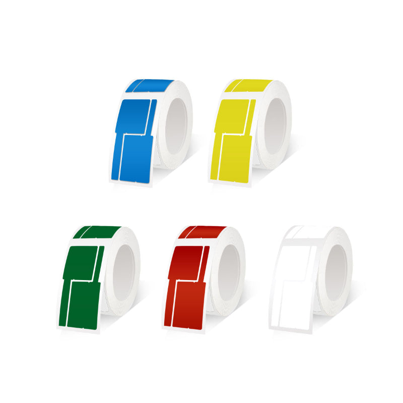Niimbot B21/B31/B3S/B1/B4/B21 Pro/B2 Pro/B1 Pro 25*38+38mm/2L 200pcs Cable Label Paper - Blue