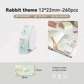 NIIMBOT label paper Rabbit theme For D11/D101/D110 R12*22-260