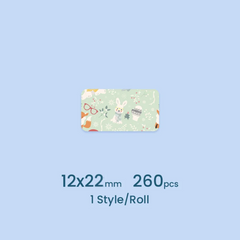 NIIMBOT label paper Rabbit theme For D11/D101/D110 R12*22-260