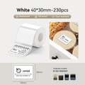 Niimbot B21/B31/B3S/B1/B4/B21 Pro/B2 Pro/B1 Pro 40*30mm 230Pcs Waterproof Freezer Thermal Labels