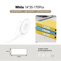 Niimbot D11/D110/D101/H1S 14*35mm 170Pcs Waterproof White Thermal Label