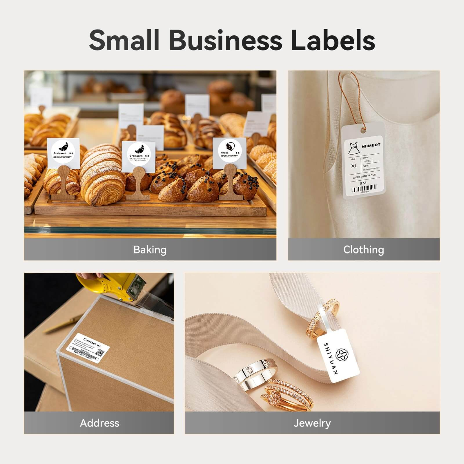 NIIMBOT B21 Thermal Label Printer Muiticolour