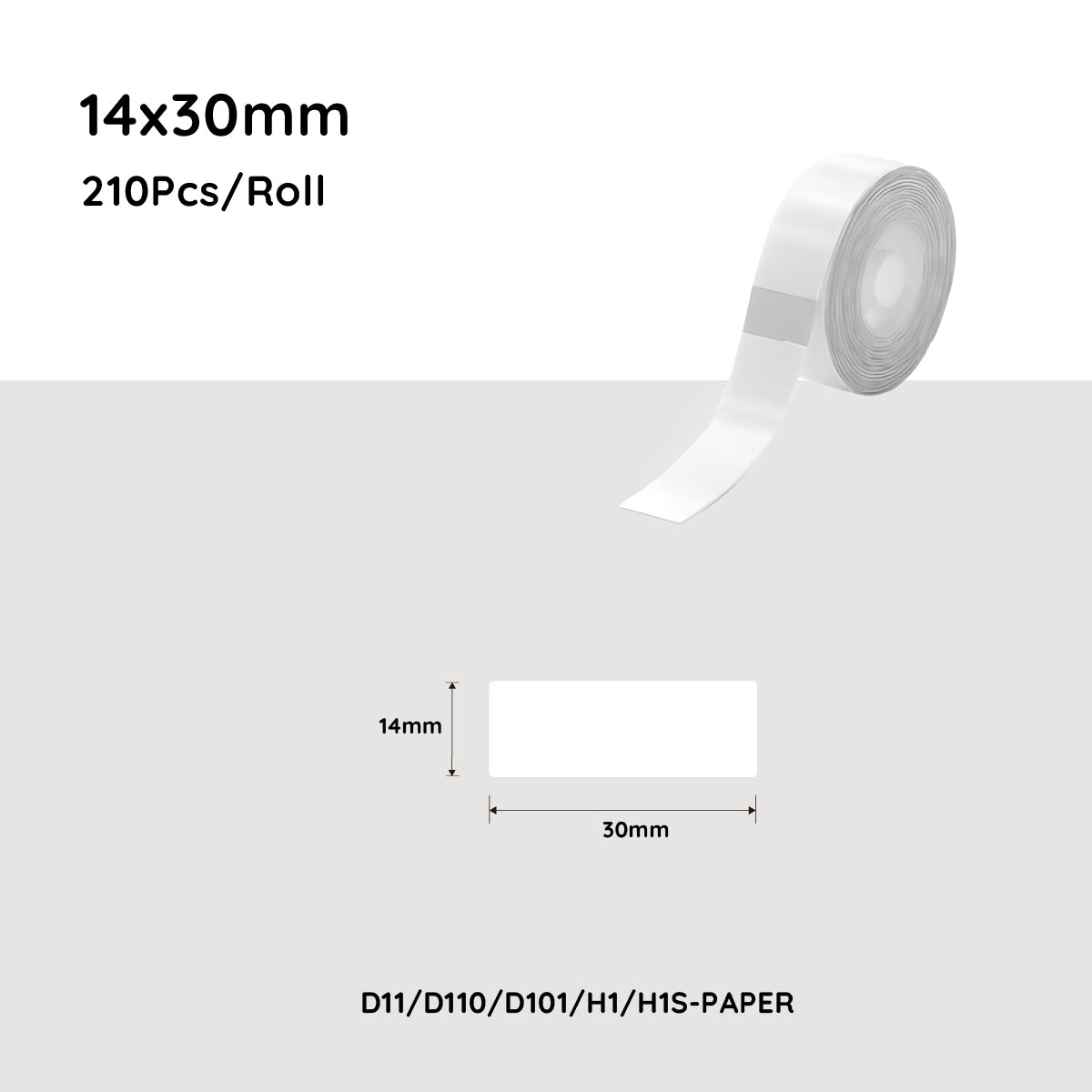 Niimbot Transparent Label Printing Paper Waterproof Label Sticker For D11/D110/D101/H1S