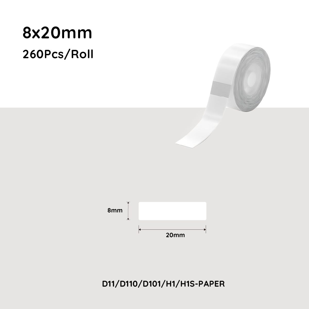 Niimbot Transparent Label Printing Paper Waterproof Label Sticker For D11/D110/D101/H1S