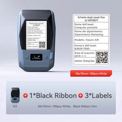 Niimbot M2 Thermal Transfer Label Printer & Consumables Pack
