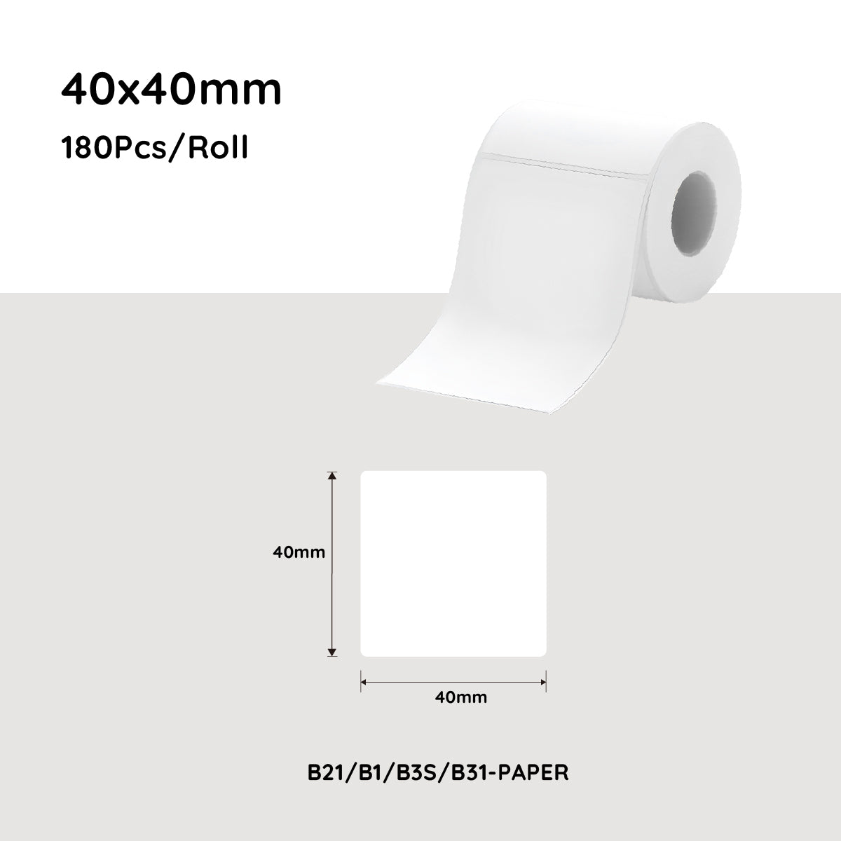 NIIMBOT Thermal Label Paper For B21/B3S/B1/B31