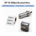 Niimbot M2_H/M3 30*10mm 500Pcs Brushed Silver Thermal Transfer Label