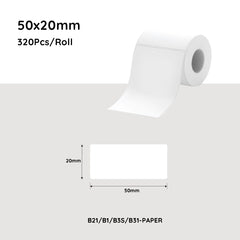 3 Rolls-Niimbot B21/B3S/B1/B31 Thermal Label Paper