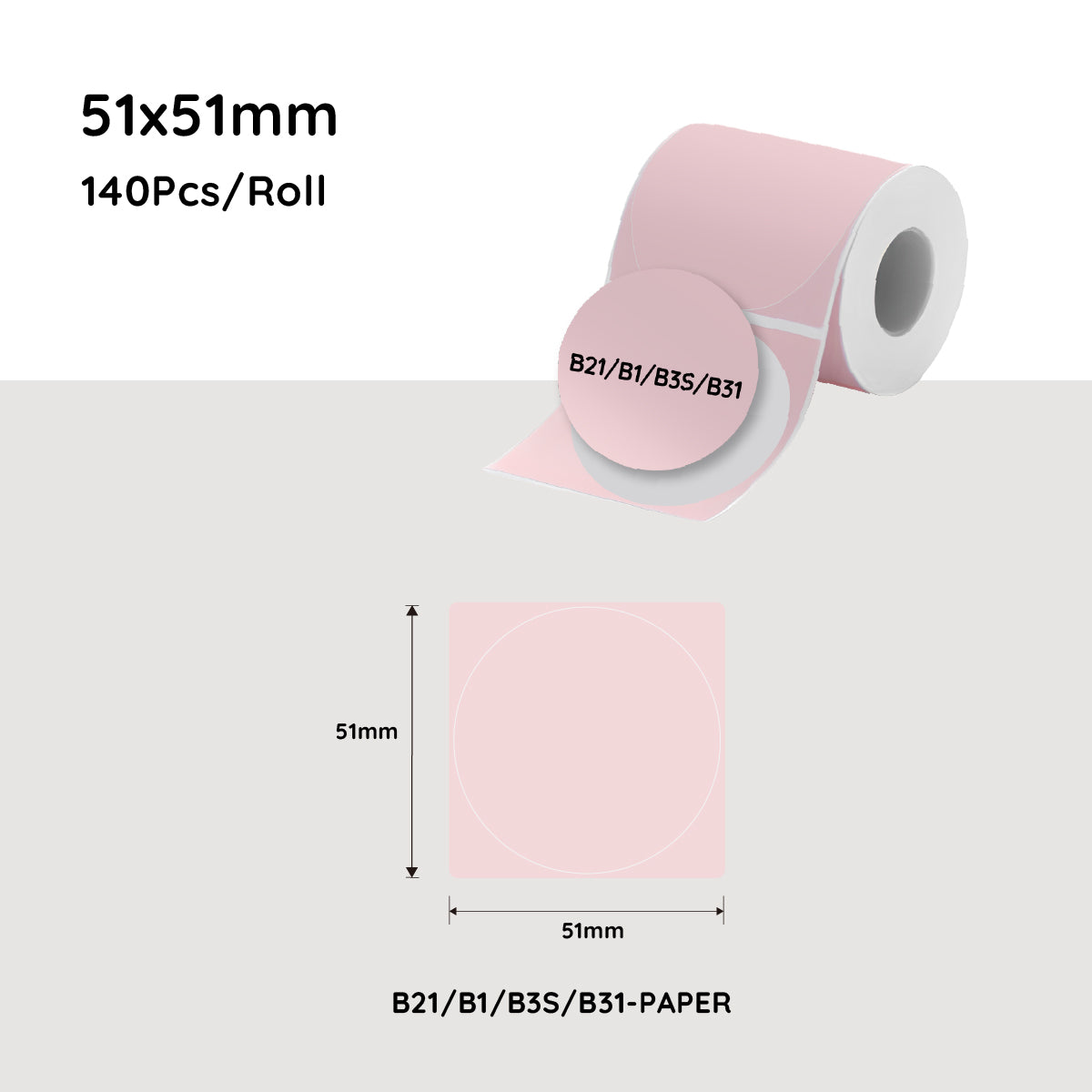 Niimbot  Label Printing Paper Waterproof Label Sticker Round For B21/B3S/B1/B31