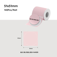 Niimbot  Label Printing Paper Waterproof Label Sticker Round For B21/B3S/B1/B31