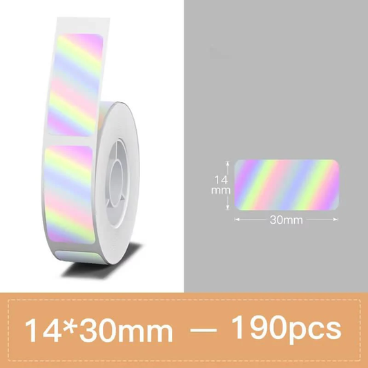 Niimbot N1 14*30mm 190Pcs Holographic Thermal Transfer Label