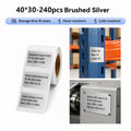 Niimbot M2_H/M3 40*30mm 240Pcs Brushed Silver Thermal Transfer Label