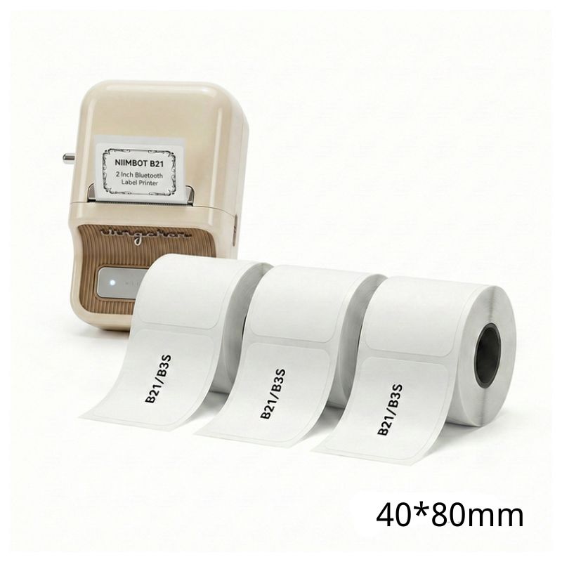 B21 Labeling Kit (Printer + 3 Rolls Labels) — Restaurant & Kitchen Use