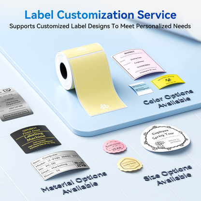 NIIMBOT M2_H Office Labeling Bundle – For File Folders, Asset Management, Cable Identification, Name Badges