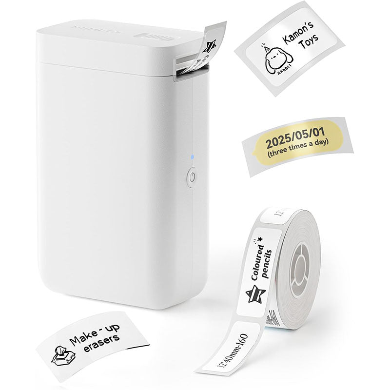 NIIMBOT D101 Portable Bluetooth Thermal Label Printer Label Maker 1- Inch for Phone Pad Easy to Use Office Home Organization