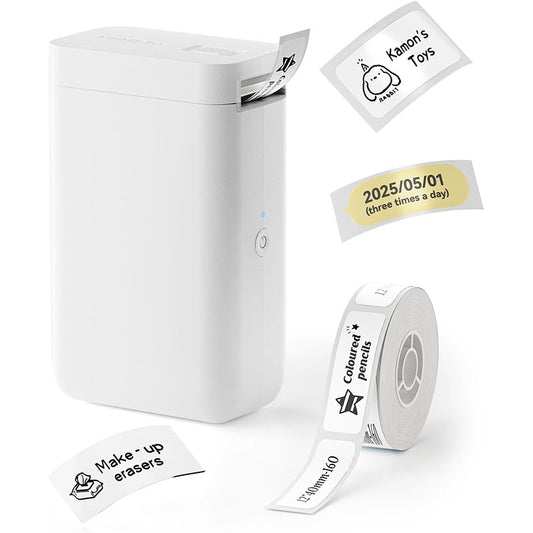 NIIMBOT D101 Portable Bluetooth Thermal Label Printer Label Maker 1- Inch for Phone Pad Easy to Use Office Home Organization