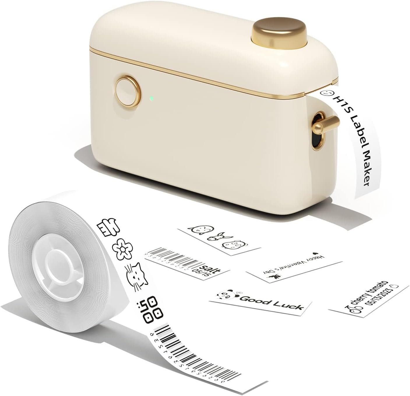 NIIMBOT H1S Portable Bluetooth Thermal Lable Printer Half_Inch Rechargeable Thermal Label Printer for Home School Office Organization