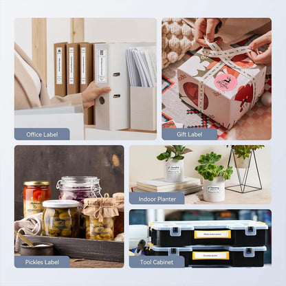 Niimbot B31 Thermal Label Printer Multicolor Maker for Small Business, Kitchen Organization & Shipping Labels