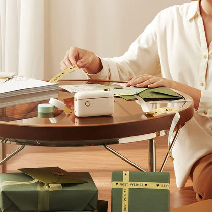 NIIMBOT H1S Portable Bluetooth Thermal Lable Printer Half_Inch Rechargeable Thermal Label Printer for Home School Office Organization