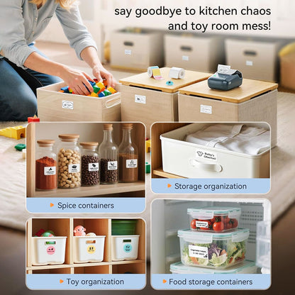 Niimbot B1 Portable 2-Inch Bluetooth Thermal Label Printer For Boutique Price Tags & Kitchen Pantry Labels