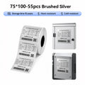 Niimbot M3 75*100mm 55Pcs Brushed Silver Thermal Transfer Label