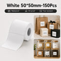 Niimbot B21/B3S/B1/B31/B4/B21 Pro/B2 Pro/B1 Pro 50*50mm 150Pcs White Thermal Labels