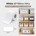 Niimbot B3S/B21/B1/B4/B21 Pro/B2 Pro/B1 Pro 50*100mm 75Pcs White Thermal Labels