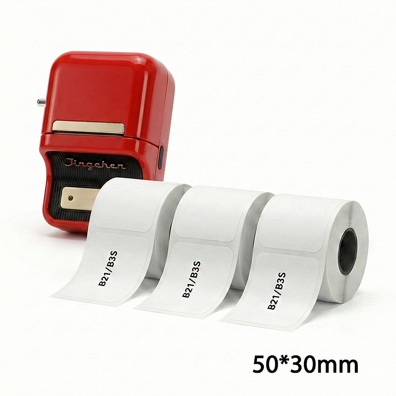 B21 Labeling Kit (Printer + 3 Rolls 50×30mm Labels) — Restaurant & Kitchen Use