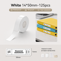 Niimbot D11/D110/D101/H1S 14*50mm 125Pcs White Thermal Labels