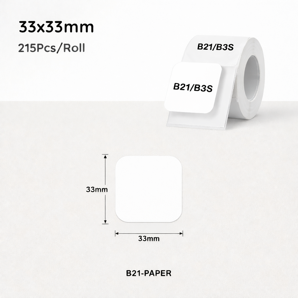 Niimbot B21/B3S/B1/B31 White Thermal Labels