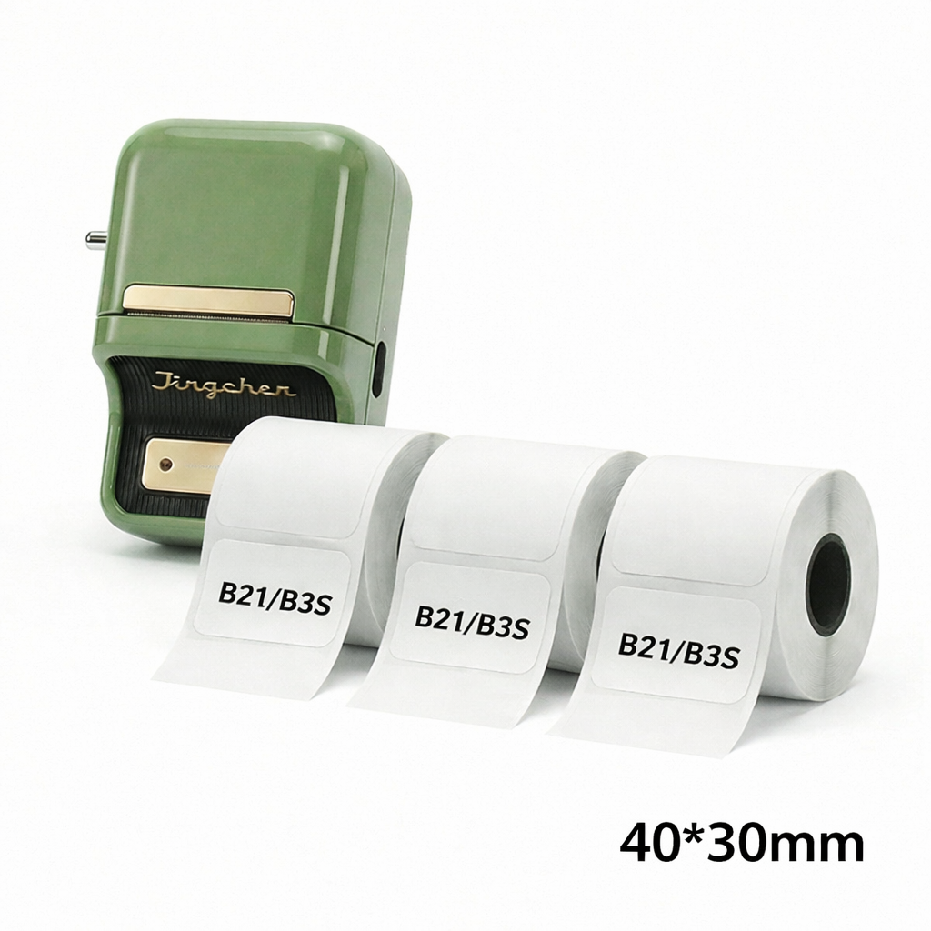 B21 Labeling Kit (Printer + 3 Rolls Frozen 40*30mm Labels) — Restaurant & Kitchen Use