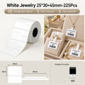 Niimbot M3 25*30+45mm 225Pcs White Jewelry Thermal Transfer Labels