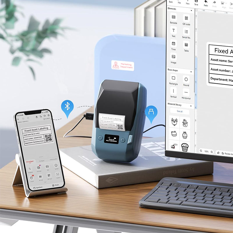 NIIMBOT M2 Electrician Bundle – Thermal Transfer Label Maker for Wire & Cable Identification