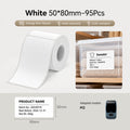 Niimbot M2_H/M3 50*80mm 95Pcs White Thermal Transfer Label