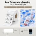Niimbot M2_H/M3 25*13mm 420Pcs Low Temperature Freezing Thermal Transfer Label