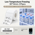 Niimbot M2_H/M3 30*14mm 375Pcs Low Temperature Freezer Thermal Transfer Label
