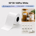 Niimbot M2_H/M3 50*30mm 165pcs White Thermal Transfer Labels