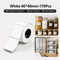 Niimbot M2_H/M3 40*40mm 170Pcs White Thermal Transfer Labels
