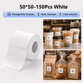 Niimbot M2_H/M3 50*50mm 150Pcs White Thermal Transfer Labels